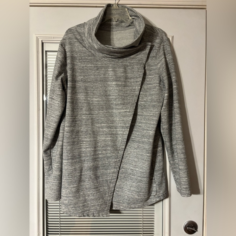Gray Cowl Neck jacket